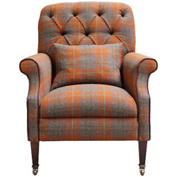 Tetrad Harris Tweed Flynn Armchair Summer Check
